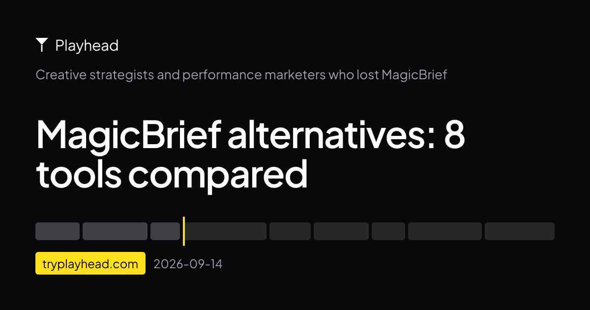 The cover of the article: MagicBrief alternatives: 8 tools compared