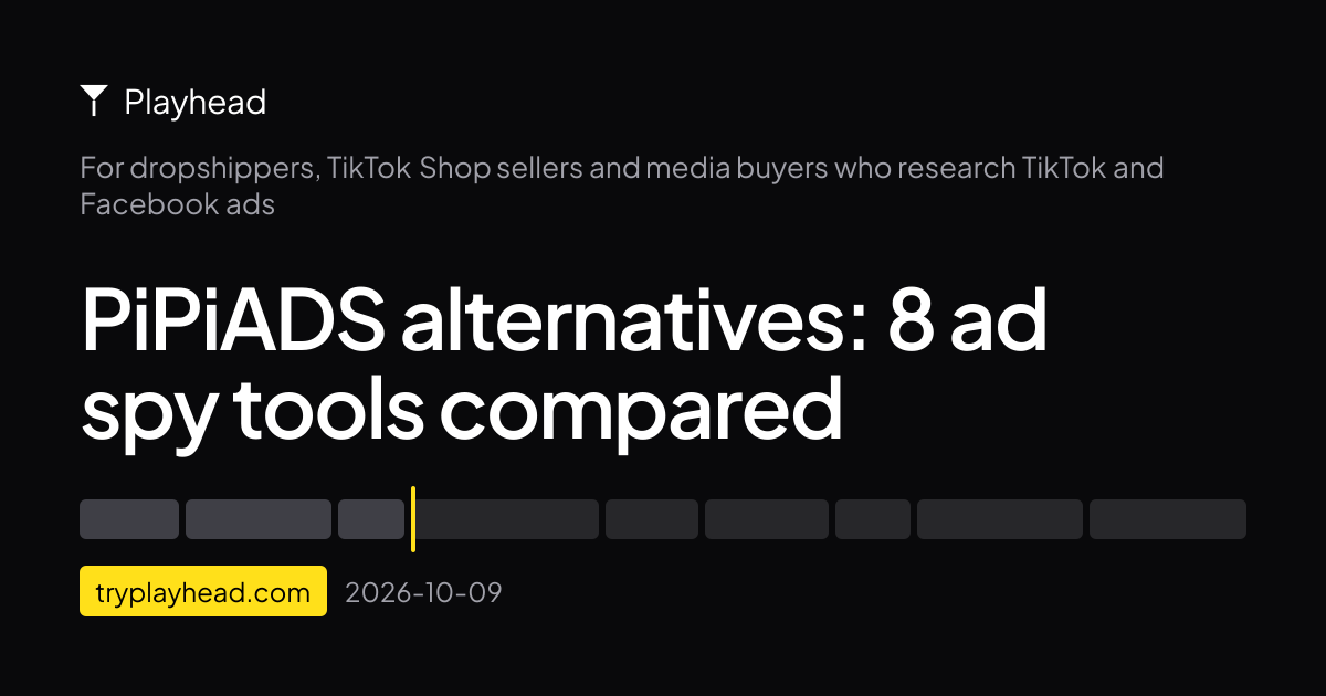 The cover of the article: PiPiADS alternatives: 8 ad spy tools compared