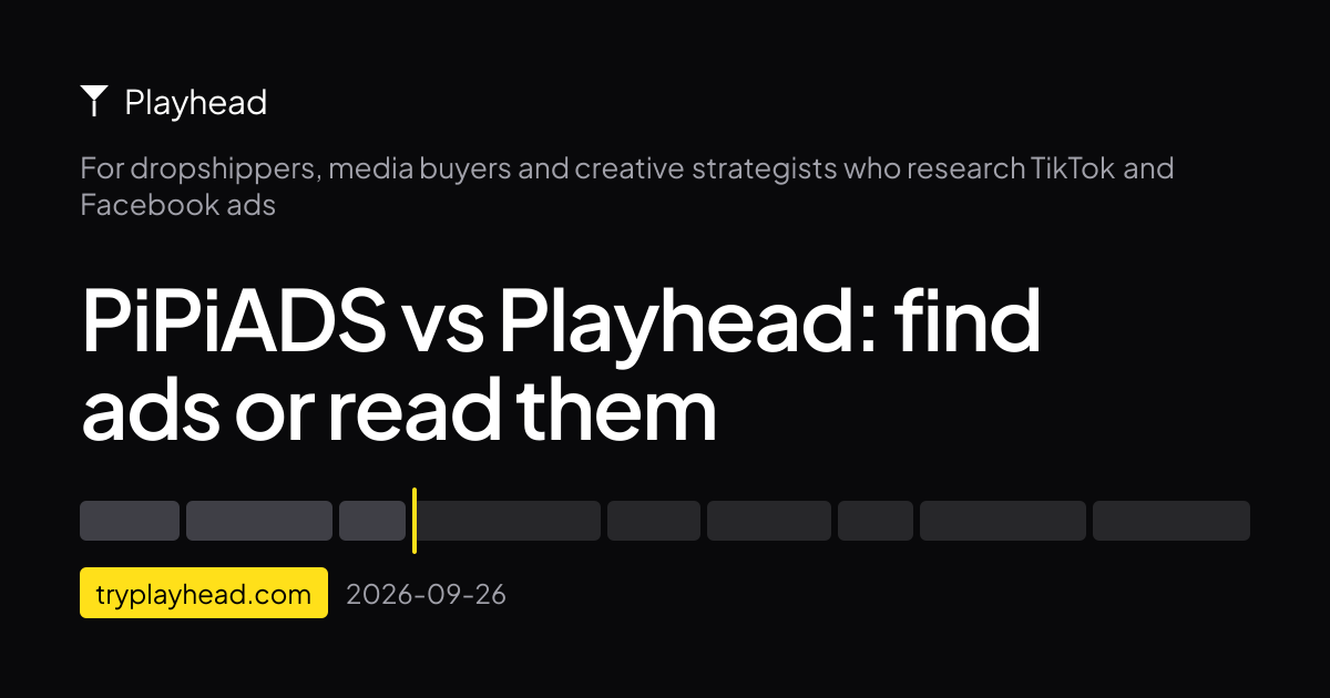 The cover of the article: PiPiADS vs Playhead: find ads or read them
