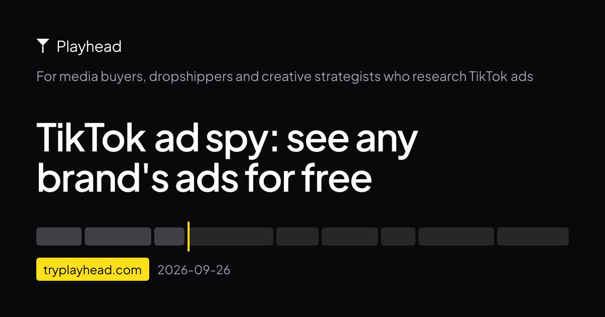 The cover of the article: TikTok ad spy: see any brand's ads for free